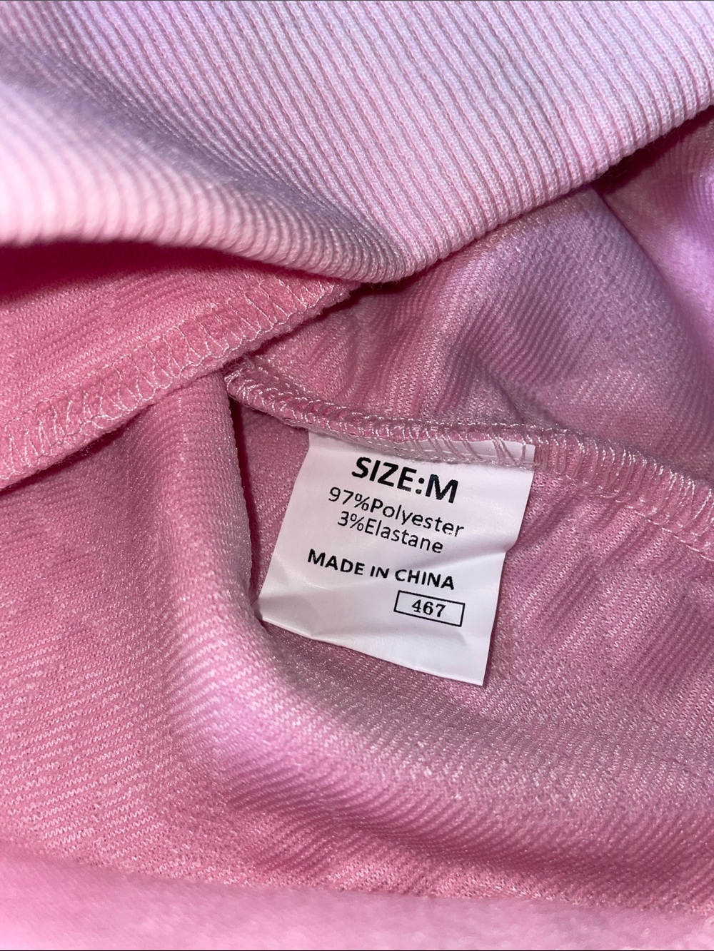 NWOT Pink Hooded Cable Knit Sweater Hoodie. Size MEDIUM - Picture 4 of 5